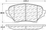 StopTech Street Select Brake Pads Mazda MX-5, Front