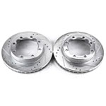 Power Stop 94-99 Chevrolet K1500 Suburban Front Evolution Drilled & Slotted Rotors - Pair; 1994-1999