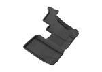 3D MAXpider 2007-2012 Mercedes-Benz GL-Class X164 Kagu 3rd Row Floormats - Black; 2007-2012