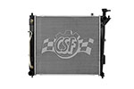 CSF 17-18 Hyundai Santa Fe Sport OEM Plastic Radiator; 2017-2018