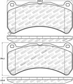 StopTech Sport Brake Pads Lexus IS F, Front