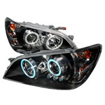 Spec-D Tuning Lexus Is300 Ccfl Halo Projector Headlights Black; 2001-2005