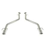 Remark 14-16 Lexus IS200T/IS300/IS350 Axle Back Exhaust w/Double Wall Stainless Tip; 2014-2016