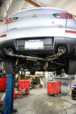 MXP 08-14 Mitsubishi Evolution 10 SUS401 Comp RS Exhaust System; 2008-2014