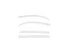 AVS 15-18 Toyota Tundra Crewmax Low Profile Color Match Ventvisors 4pc - Super White; 2015-2018