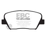 EBC 13+ Hyundai Santa Fe 2.0 Turbo Greenstuff Front Brake Pads