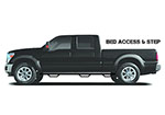 N-Fab Nerf Step 19-20 Ram 2500/3500 Mega Cab 6.4ft Bed - Bed Access - Tex. Black; 2019-2022