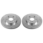 Power Stop 11-16 Buick LaCrosse Front Evolution Drilled & Slotted Rotors - Pair; 2011-2016