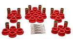 Energy Suspension 87-92 Toyota Supra Red Rear Control Arm Bushing Set; 1987-1992