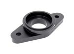 Torque Solution Billet Stock to Tial Blowoff Valve Adapter(Black): Mitsubishi Eclipse/Talon1G 90-94; 1990-1994