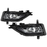 Spyder VW Golf 18-20 OEM Style Fog Lights w/Universal Switch - Clear (FL-VG2018-C); 2018-2022