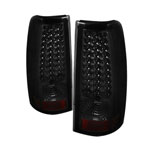 xTune Chevrolet Silverado 1500/2500/3500 (Do not fit 3500. Stepside. Barn Door) LED Tail Lights - Smoke; 2003-2006