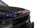 Stampede 2019 Chevy Silverado 1500 Specialty Vigilante Premium Hood Protector - Flag; 2019-2022