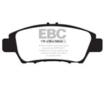 EBC 10+ Honda CR-Z 1.5 Hybrid Greenstuff Front Brake Pads