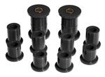 Prothane 89-95 Toyota Truck 2wd Rear Spring & Shackle Bushings - Black; 1989-1995