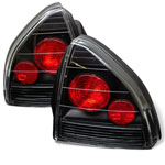 Spyder Honda Prelude Altezza Tail Lights - Black - (ALT-YD-HP92-BK); 1992-1996