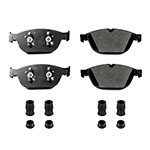 Power Stop 11-18 Audi A8 Quattro Front Z17 Evolution Ceramic Brake Pads w/Hardware