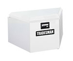 Tradesman Steel Trailer Tongue Storage Box (16in.) - White