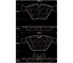 StopTech Street Select Brake Pads BMW X1 sDrive 18d, Front