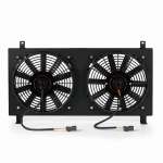 Mishimoto 02-06 Acura RSX Aluminum Fan Shroud Black; 2002-2006