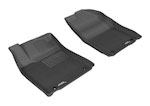 3D MAXpider 2013-2018 Lexus ES/ES Hybrid Kagu 1st Row Floormat - Black; 2013-2018