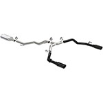 MagnaFlow 2020 Jeep Gladiator 3in Street Series Dual Split Exit SS Cat-Back Exhaust w/Black Tips; 2020-2024