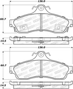 StopTech Street Brake Pads Chevrolet Impala, Rear