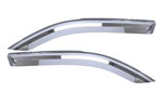 Putco 19-20 Ram 1500 - Crew Cab (Set of 2) - Excl regular Cab Element Chrome Window Visors; 2019-2022