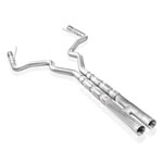 Stainless Works Ford Mustang GT Exhaust: 3 inch Chambered Round Catback With Performance Connect H-Pipe and 2.5-inch Muffler Core; 2015-2016