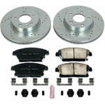 Power Stop 13-18 Cadillac ATS Front Z23 Evolution Sport Brake Kit; 2013-2018