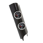 Autometer 11+ Jeep Wrangler A-Pillar Trans Temp/Oil Pressure Sport Comp 2 Guage Kit; 2011-2023