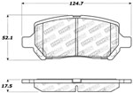 StopTech Sport Brake Pads Pontiac G5, Front