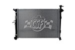 CSF 16-18 Kia Sorento 2.4L OEM Plastic Radiator; 2016-2018