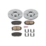 Power Stop 10-13 Kia Forte Front Autospecialty Brake Kit; 2010-2013