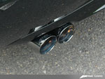 AWE Tuning Audi B7 S4 Track Edition Exhaust - Diamond Black Tips; 2006-2008