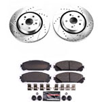 Power Stop 16-18 Lexus RX350 Front Z23 Evolution Sport Brake Kit; 2016-2018