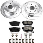 Power Stop 02-04 Acura RL Rear Z23 Evolution Sport Brake Kit; 2002-2004