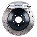 StopTech 99-05 VW Golf/GTi/Jetta Front BBK 1PC Touring 312/ST41 Silver Caliper 328x28 Drilled Rotor; 1999-2005