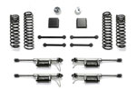 Fabtech 2020 Jeep Gladiator JT 6 Cyl 4WD 3in Sport II System w/DL 2.25 Resi Shocks; 2020-2024