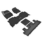 3D Maxpider 18-23 Ford Expedition Max Kagu Floor Mat- Black R1 R2 R3; 2018-2023