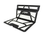 Agency Power 14-18 Polaris RZR XP 1000/XP Turbo Vented Engine Cover - Matte Black/Raw Alum. Mesh