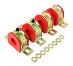 Energy Suspension 73-94 GM K5 Blazer/73-81 C-10/C1500 P/U Red 1-1/8in Front Sway Bar Bushing Set