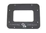 Fishbone Offroad 07-18 Jeep Wrangler JK Aluminum Tailgate Plate - Black Textured Powercoat; 2007-2018