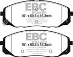 EBC 2015+ Kia Sedona 3.3L Yellowstuff Front Brake Pads