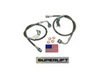 Superlift 1987 GM Pickup/87-91 Blazer/Suburban w/ 8-12in Lift Kit (Pair) Bullet Proof Brake Hoses; 1987-1991