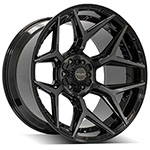 4PLAY Wheel 22 4PLAY GEN3 Wheel 4P06 Brushed Black 22x12 Toyota 4Runner 1996-2022; 1996-2022