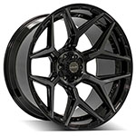 4PLAY Wheel 24 4PLAY GEN3 Wheel 4P06 Brushed Black 24x12 Ram Rebel 1500 6 Lug 2019-2022; 2019-2022