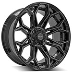 4PLAY Wheel 22 4PLAY GEN3 Wheel 4P83 Brushed Black 22x10 Lexus LX450 1996-1997; 1996-1997