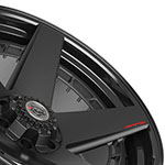 4PLAY Wheel 22x10 4PF5 Gloss Black Barrel with Matte Center Rim Chevrolet Tahoe 1995-2022