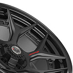 4PLAY Wheel 22x10 4PF6 Gloss Black Barrel with Matte Center Rim Jeep Grand Cherokee 1999-2022; 1999-2022